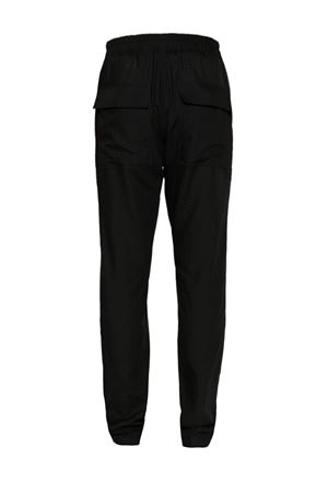 Black virgin wool Slim Long trousers RICK OWENS | RU01E5390WG09